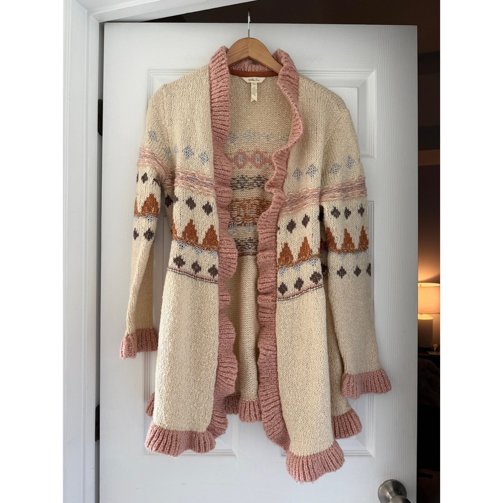 Matilda Jane Just Imagine Jacie cardigan Boho Cottagecore Fairy Ruffled Edges